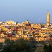 Tôt le matin, vue de Meknes