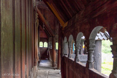 Eglise en bois debout (stavkirke) de Borgund, Norvège