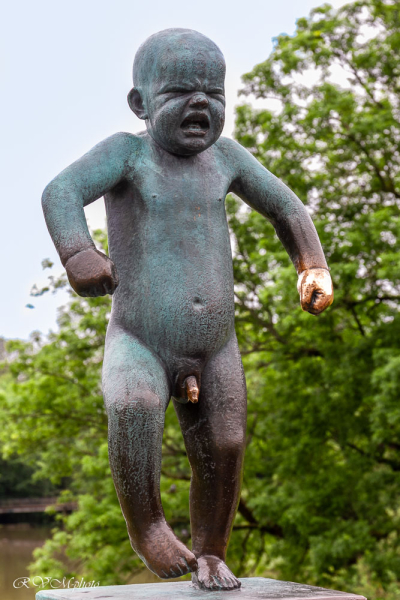 La colère, Parc Frogner, Oslo, Norvège