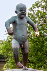 La colère, Parc Frogner, Oslo, Norvège
