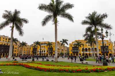 Lima, place d'armes, Pérou