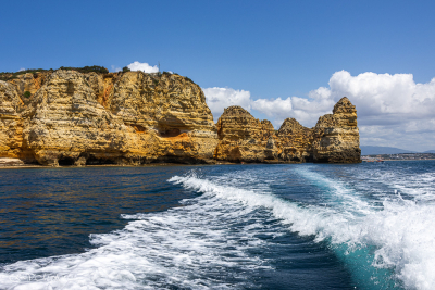 Les rochers de la côte de Lagos
