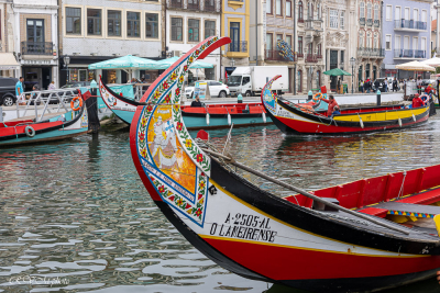 Les barques gondoles à Aveiro, Portugal