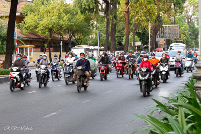 Circulation à Saïgon, Vietnam
