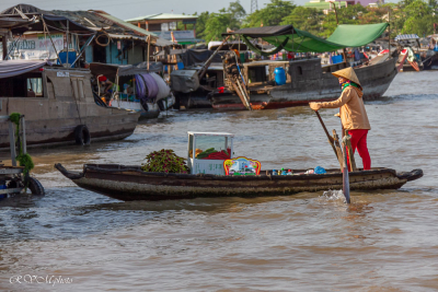 Marché flottant de Caï Rang, Vietnam