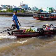 Marché flottant de Caï Rang, Vietnam 2020