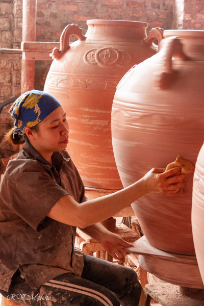 Atelier de poterie près de Hanoï, Vietnam