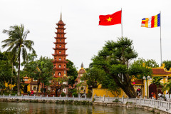 Pagode Chua Tran Quoc, HanoÏ, Vietnam 2020