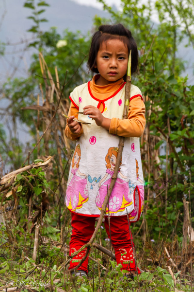 Petite fille Hmong, Vietnam