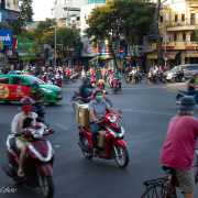 Circulation à Saïgon, Vietnam 2020