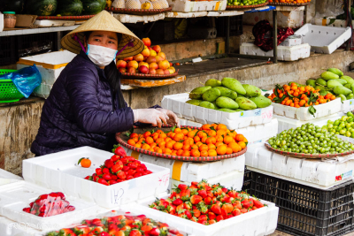 Marché à Sapa, Vietnam