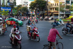 Circulation à Saïgon, Vietnam 2020