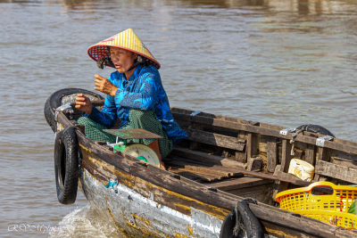 Marché flottant de Caï Rang, Vietnam