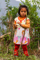 Petite fille Hmong, Vietnam 2020