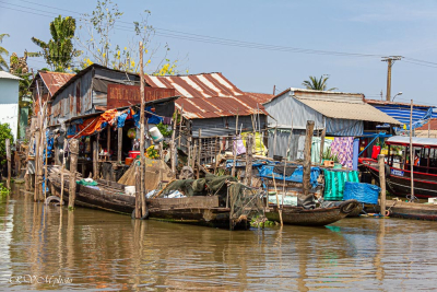 Rive du Mekong, Vietnam 2020