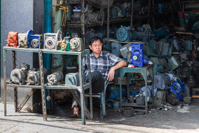 Boutique de moteurs.., Saïgon, Vietnam