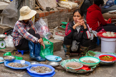 Marchandes de rue Hanoï, Vietnam