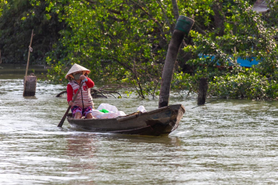 Rive du Mekong, Vietnam