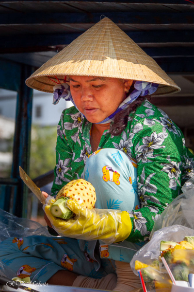 Marché flottant de Caï Rang, Vietnam